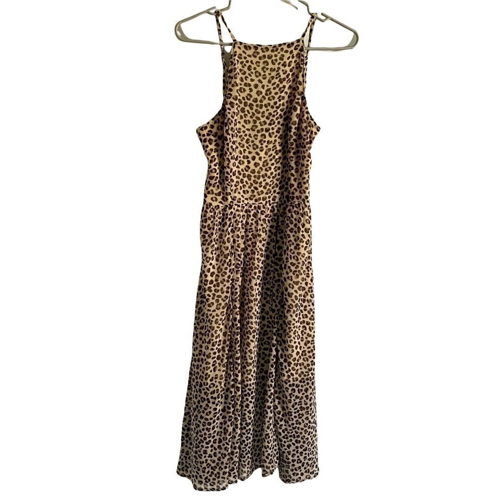 Abercrombie and Fitch Animal Print Dress with Adjustable Spaghetti Straps Small - Picture 6 of 12